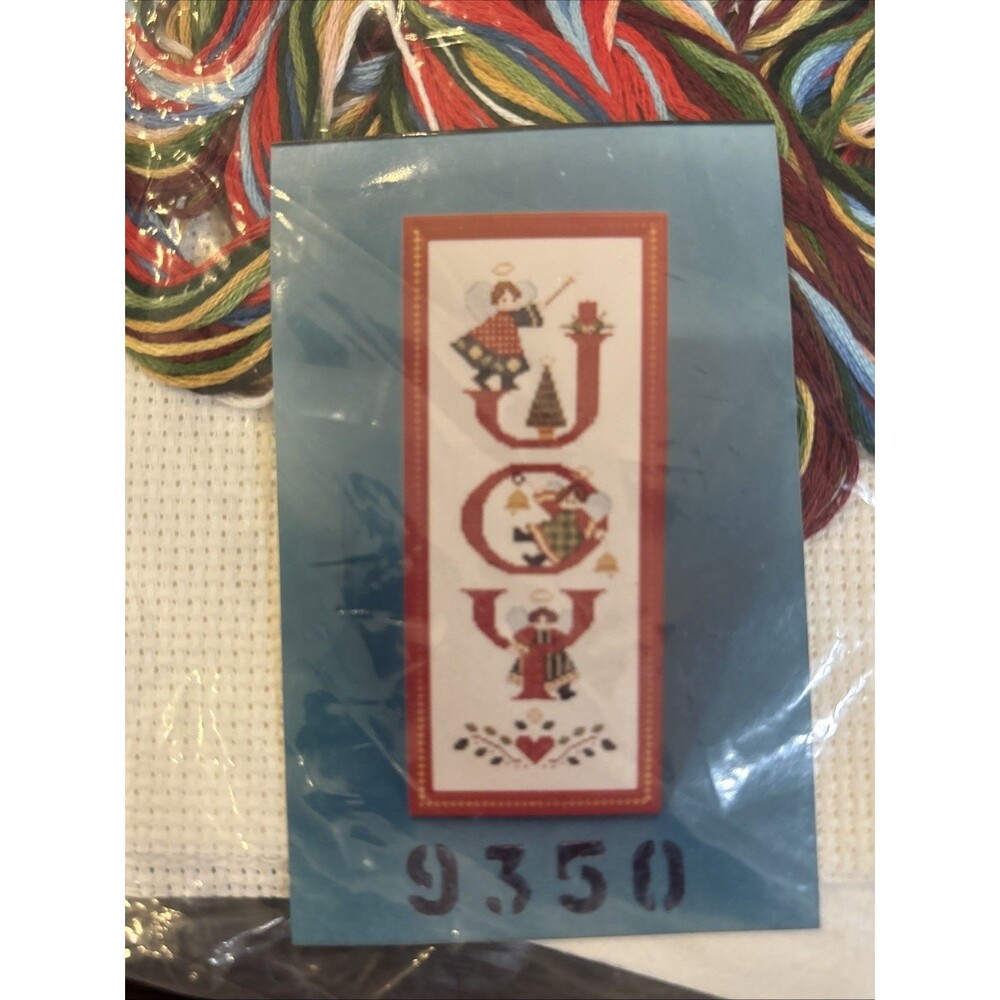 Design Works Counted Cross Stitch Kit  Joy Angels Unopened Instructions Fabric